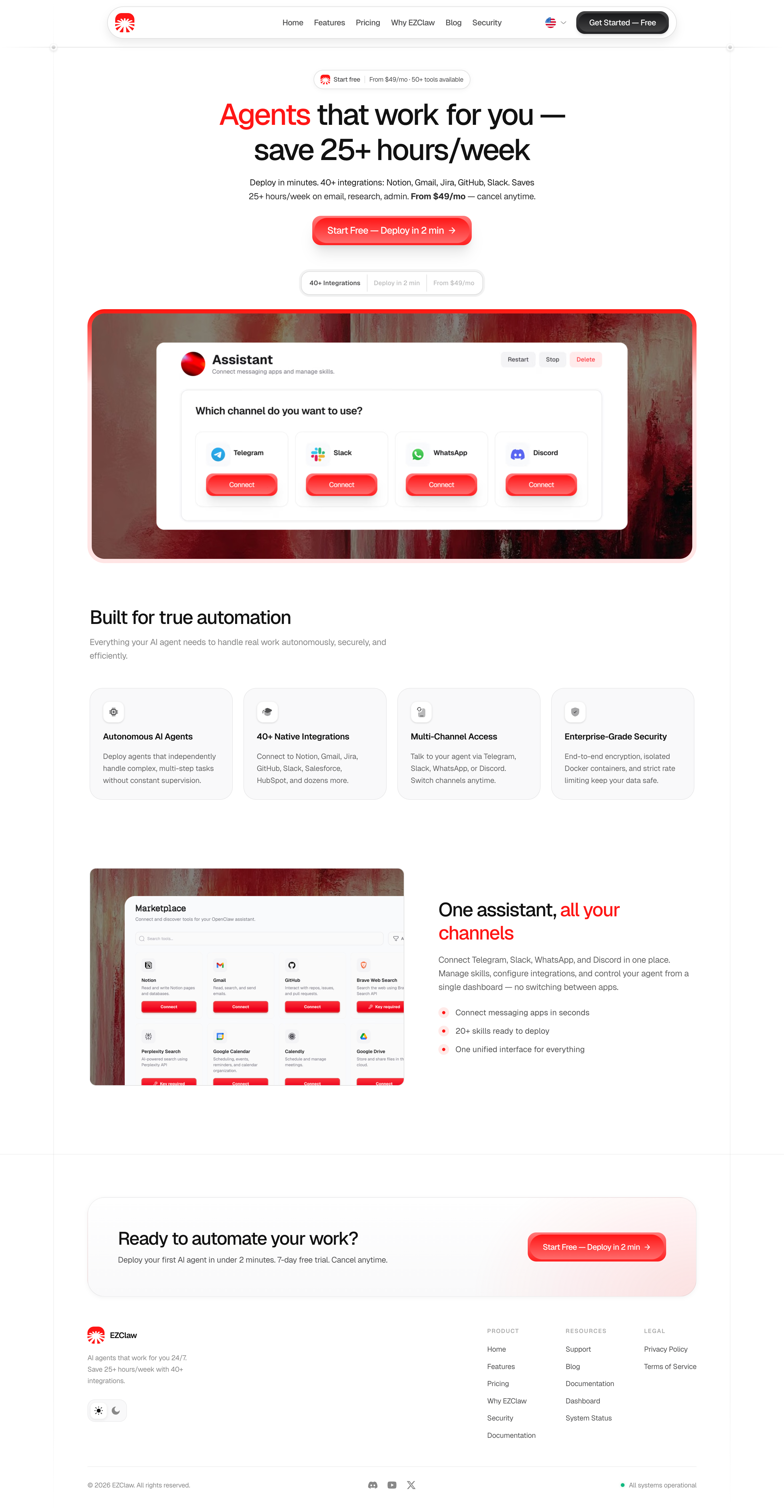 ezclaw developer product website case study